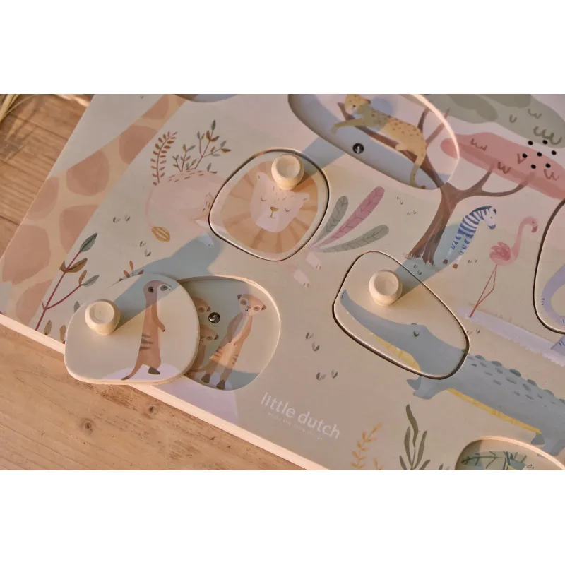 Little Dutch Vkládací puzzle se zvukem