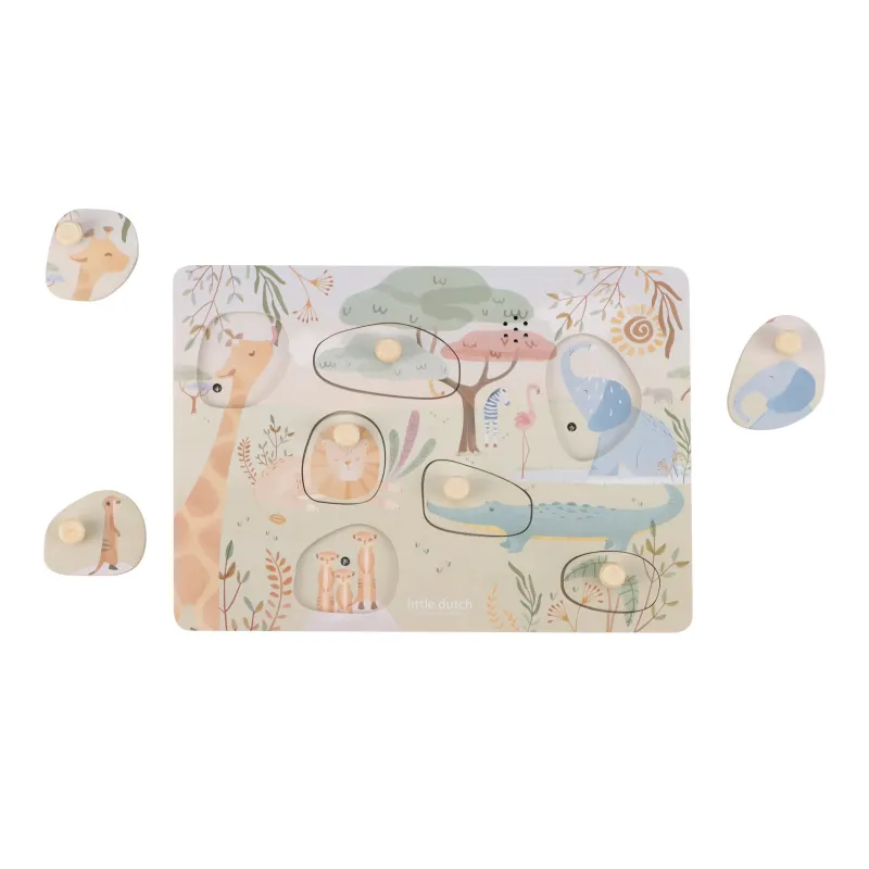 Little Dutch Vkládací puzzle se zvukem