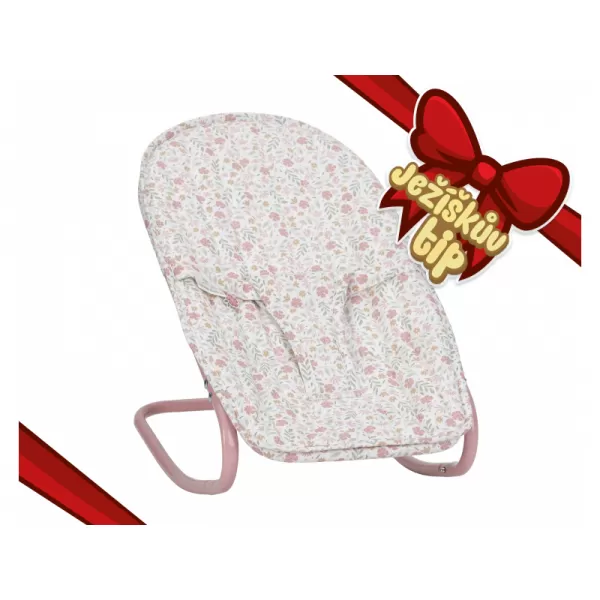 Little Dutch Houpací lehátko pro panenky Soft Flowers