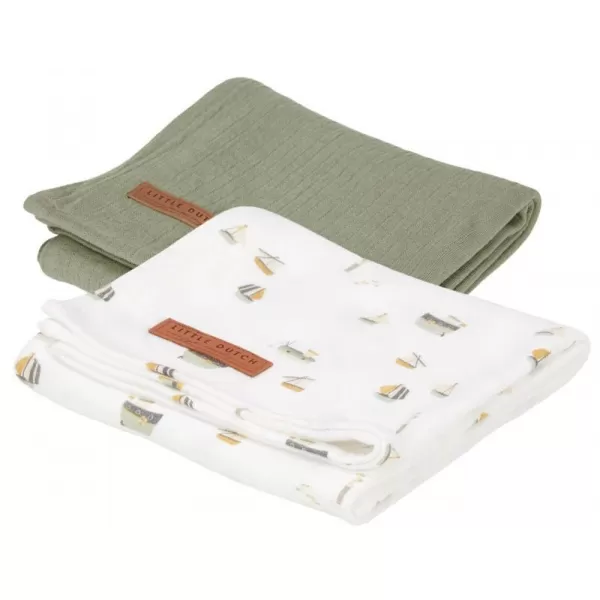 Little Dutch Pleny 70x70cm  Námořnický záliv 2ks